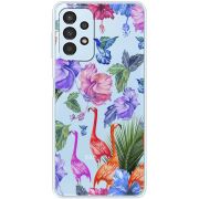 Прозрачный чехол BoxFace Samsung Galaxy A32 5G (A326) Flamingo