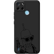 Черный чехол BoxFace Realme C21Y 