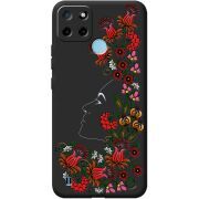 Черный чехол BoxFace Realme C25Y 3D Ukrainian Muse
