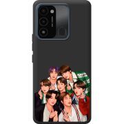 Черный чехол BoxFace Tecno Spark Go 2022 BTS