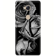 Чехол Uprint Huawei Honor 5X Black and White Roses