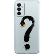 Прозрачный чехол BoxFace Samsung Galaxy M23 5G (M236)  Swan question