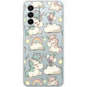 Прозрачный чехол BoxFace Samsung Galaxy M23 5G (M236)  Unicorns
