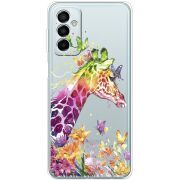 Прозрачный чехол BoxFace Samsung Galaxy M23 5G (M236)  Colorful Giraffe