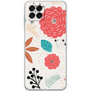Чехол BoxFace Samsung Galaxy M33 5G (M336)  Line Flowers