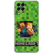 Чехол BoxFace Samsung Galaxy M33 5G (M336)  Майнкрафт Стів і Алекс