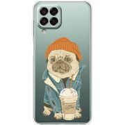 Прозрачный чехол BoxFace Samsung Galaxy M33 5G (M336)  Dog Coffeeman