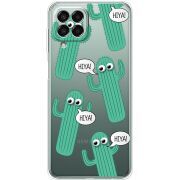 Прозрачный чехол BoxFace Samsung Galaxy M33 5G (M336)  с 3D-глазками HIYA
