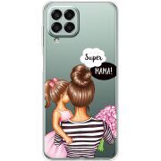 Прозрачный чехол BoxFace Samsung Galaxy M33 5G (M336)  Super Mama and Daughter