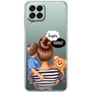Прозрачный чехол BoxFace Samsung Galaxy M33 5G (M336)  Super Mama and Son