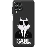 Черный чехол BoxFace Samsung Galaxy M33 5G (M336) Cat in Black