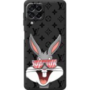 Черный чехол BoxFace Samsung Galaxy M53 5G (M536) looney bunny