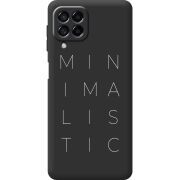 Черный чехол BoxFace Samsung Galaxy M53 5G (M536) Minimalistic
