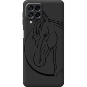 Черный чехол BoxFace Samsung Galaxy M53 5G (M536) Horse