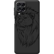 Черный чехол BoxFace Samsung Galaxy M53 5G (M536) Lion