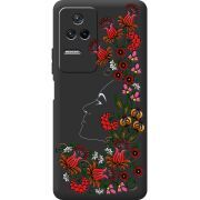 Черный чехол BoxFace Poco F4 3D Ukrainian Muse