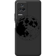 Черный чехол BoxFace Poco F4 Planet