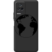 Черный чехол BoxFace Poco F4 Earth