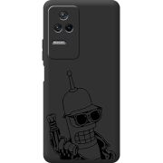 Черный чехол BoxFace Poco F4 