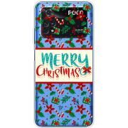 Прозрачный чехол BoxFace Xiaomi Poco M4 Pro 4G Vintage Christmas Pattern