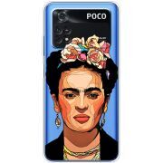 Прозрачный чехол BoxFace Xiaomi Poco M4 Pro 4G Фрида Кало