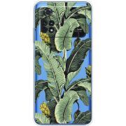 Прозрачный чехол BoxFace Xiaomi Poco M4 Pro 4G Banana Leaves