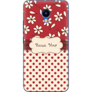 Чехол Uprint Meizu M5 Именной Polka Dots
