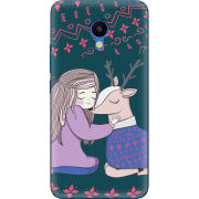 Чехол Uprint Meizu M5 Girl and deer