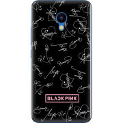 Чехол Uprint Meizu M5 Blackpink автограф