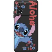 Черный чехол BoxFace Poco M4 Pro 4G Гавайський гість Stich