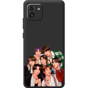 Черный чехол BoxFace Samsung Galaxy A03 (A035) BTS