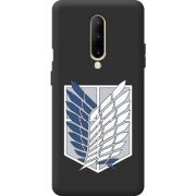 Черный чехол BoxFace OnePlus 7 Pro Атака Титанов Крылья Свободы