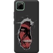 Черный чехол BoxFace Realme C11 Нападение на Титана