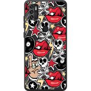 Черный чехол BoxFace ZTE Blade A7S 2020 Rock Graffiti