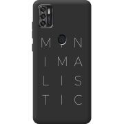 Черный чехол BoxFace ZTE Blade A7S 2020 Minimalistic