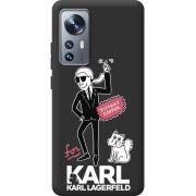Черный чехол BoxFace Xiaomi 12 / 12X For Karl