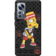 Черный чехол BoxFace Xiaomi 12 / 12X Yellow Fun