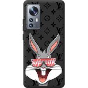 Черный чехол BoxFace Xiaomi 12 / 12X looney bunny
