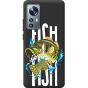 Черный чехол BoxFace Xiaomi 12 / 12X Fish