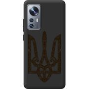 Черный чехол BoxFace Xiaomi 12 / 12X Ukrainian Trident