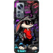 Черный чехол BoxFace Xiaomi 12 / 12X Малий вухань