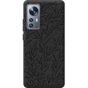 Черный чехол BoxFace Xiaomi 12 / 12X Leaves