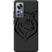 Черный чехол BoxFace Xiaomi 12 / 12X Wolf
