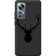 Черный чехол BoxFace Xiaomi 12 / 12X Deer