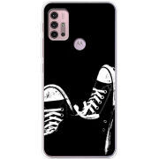 Чехол BoxFace Motorola G10 Black Sneakers