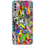 Чехол BoxFace Motorola G10 Multicolored Inscriptions
