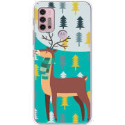 Чехол BoxFace Motorola G10 Foresty Deer