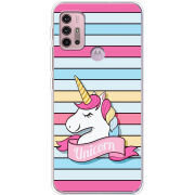 Чехол BoxFace Motorola G10 Unicorn