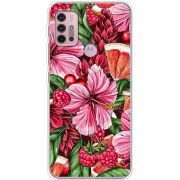 Чехол BoxFace Motorola G10 Tropical Flowers