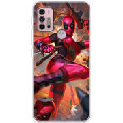 Чехол BoxFace Motorola G10 Woman Deadpool